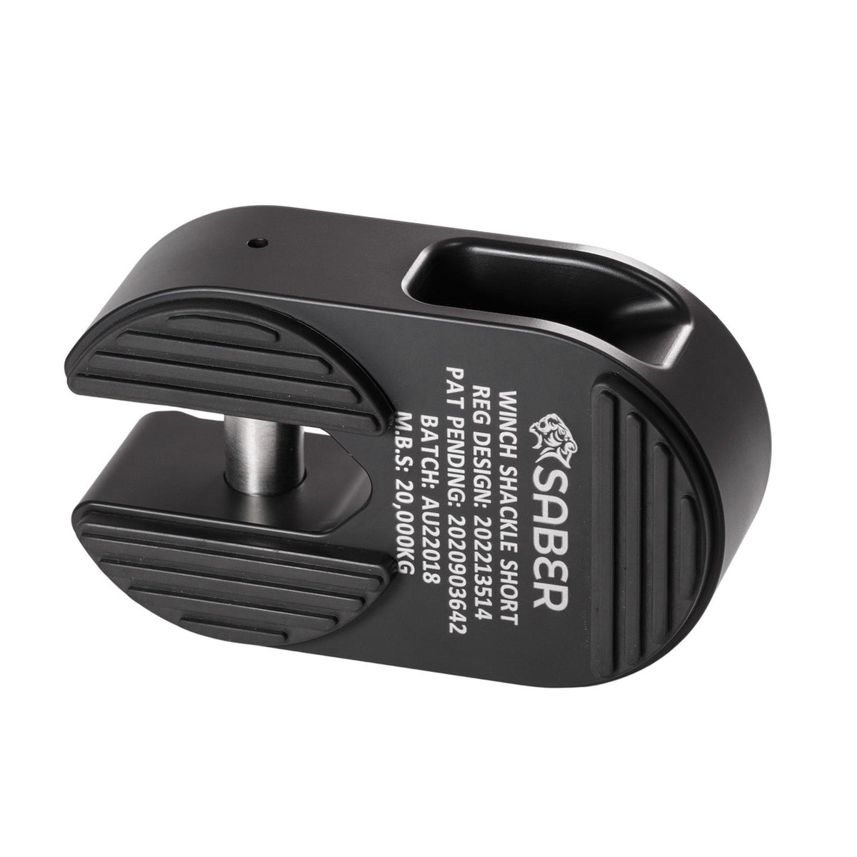 Saber 7075 Alloy Winch Shackle Short - Cerakote Black image 2