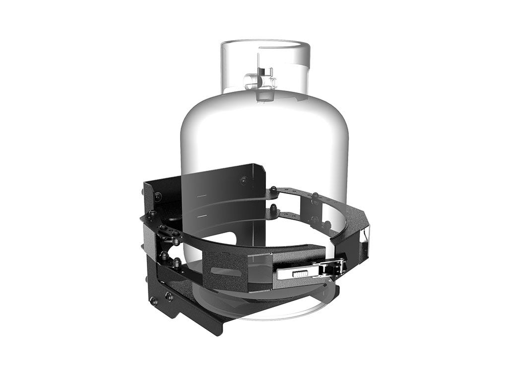 Gas/Propane Bottle Holder / Side Mount image 0