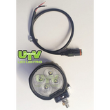 UTV310 Round LED Work Light Deutsch Connector 40W 3200 Lumen UTV310 image 1