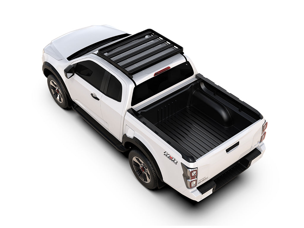 Isuzu D-MAX RG 3rd Gen Extended Cab (2020-Current) Slimline II Roof Rack Kit / Low Profile image 1
