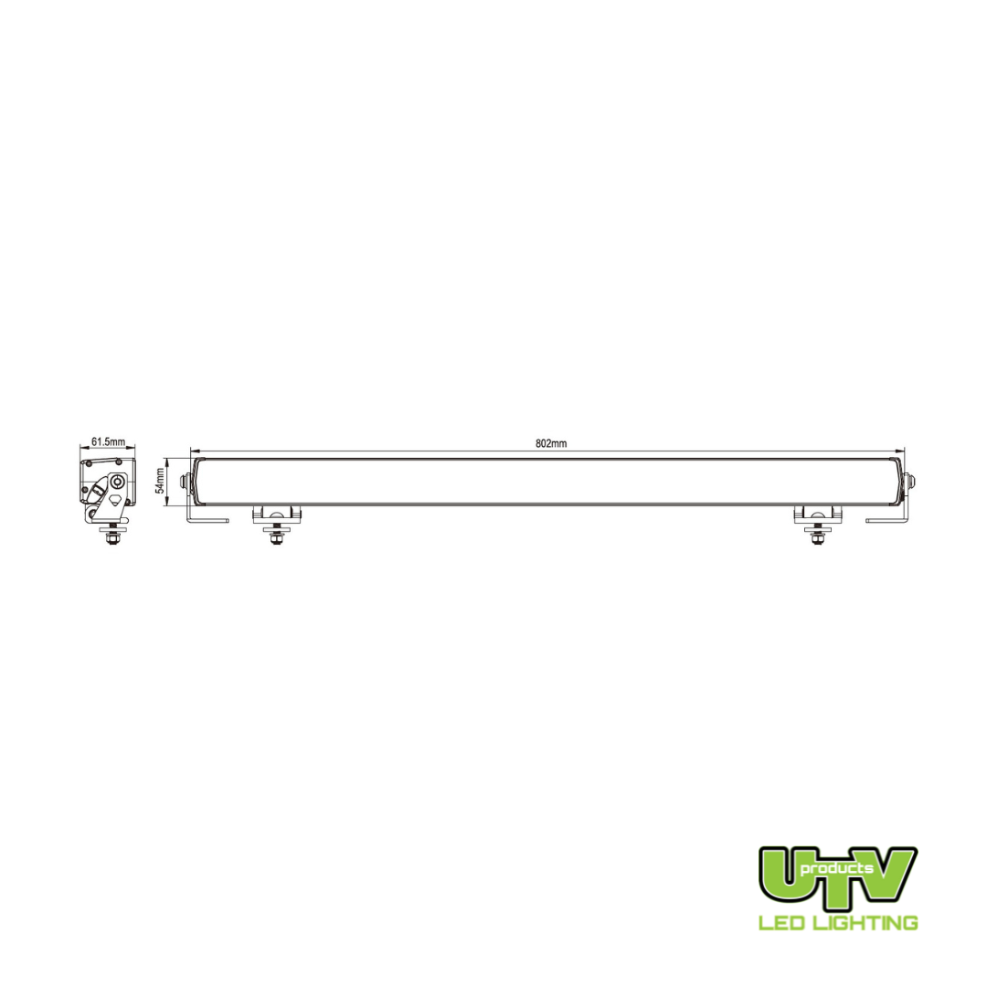 UTV Light Bar With Strobe Function and White DRL 240W 18600Lmn 31″ (802mm) UTV249 image 5