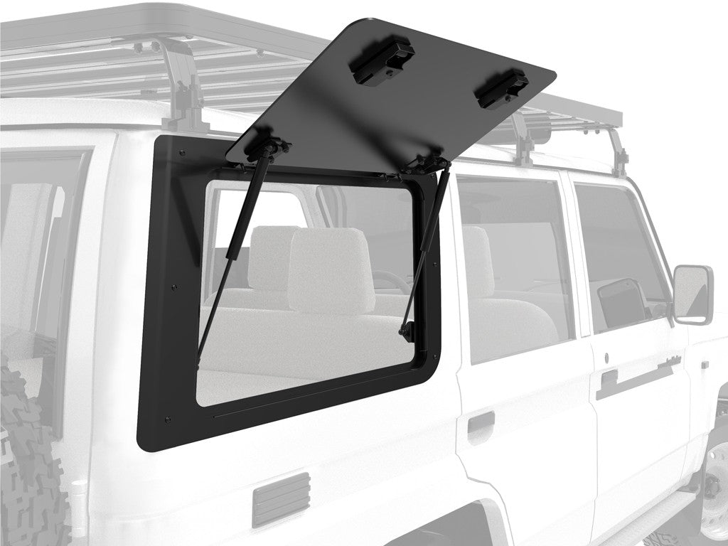 Toyota Land Cruiser 76 Gullwing Window / Right Hand Side Aluminium image 0