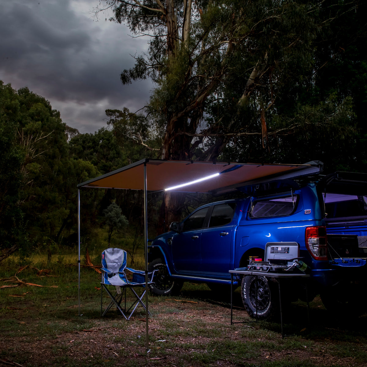 ARB Awning With Light Installed 2000mm X 2500mm image 0