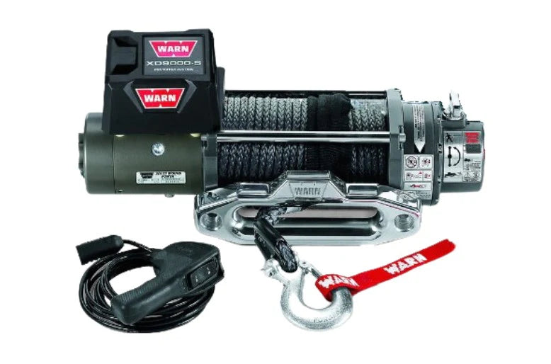 Warn XD9000-S 12V Winch 9000 lb Capacity Synthetic Rope image 0