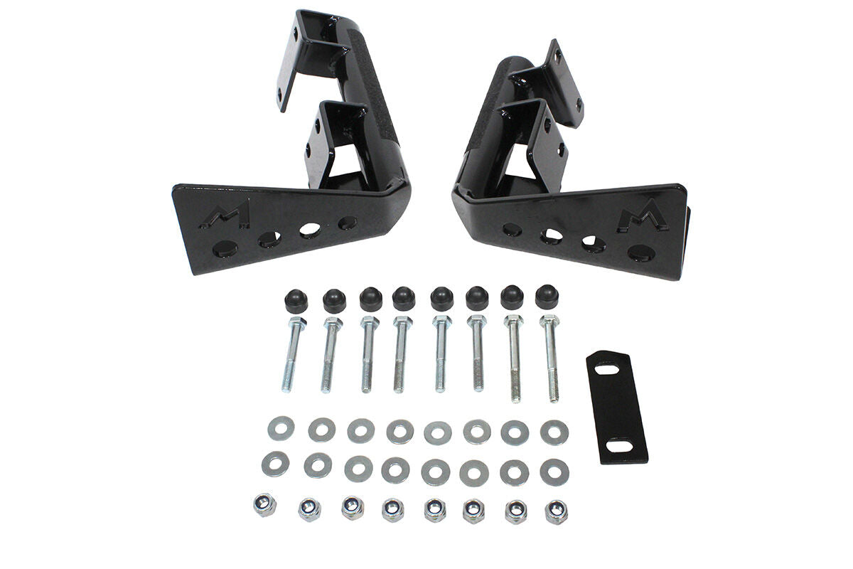 TF570WC - Pair of heavy duty rear bumper corners for Defender 90 with SWC image 1
