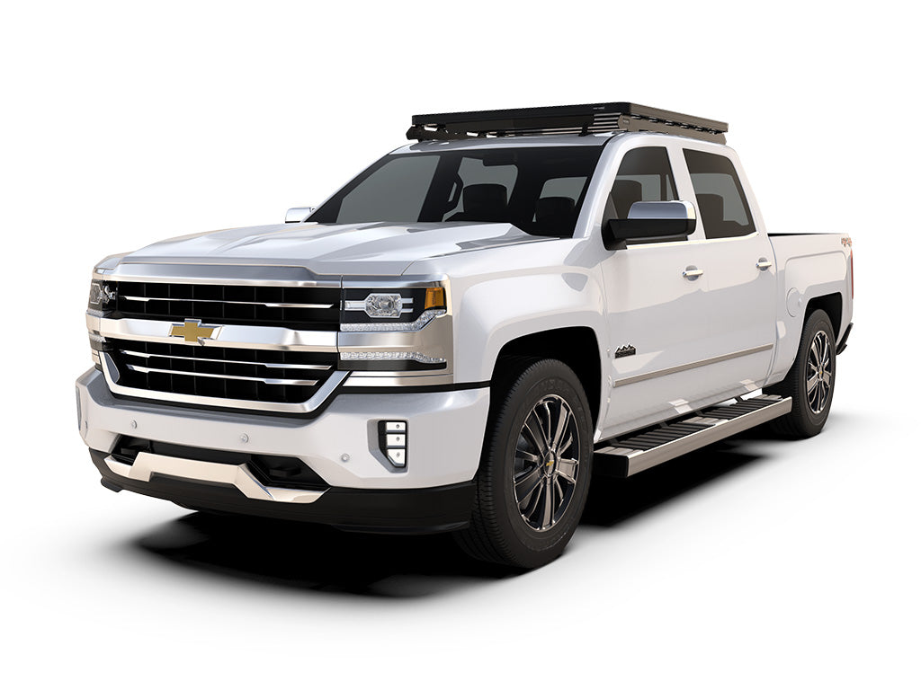 Chevrolet Silverado/GMC Sierra 1500 Crew Cab (2014-2018) Slimline II Roof Rack Kit / Low Profile image 0