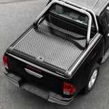 Truckman Aluminium Lift-Up Tonneau Cover (Black) & Roll Bar Toyota Hilux Mk6-7 (2005 - 2016) Double Cab image 0