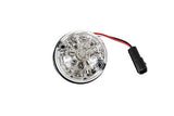 LR048200LEDCL - 73mm CLEAR LED stop tail light for Defenders image 0