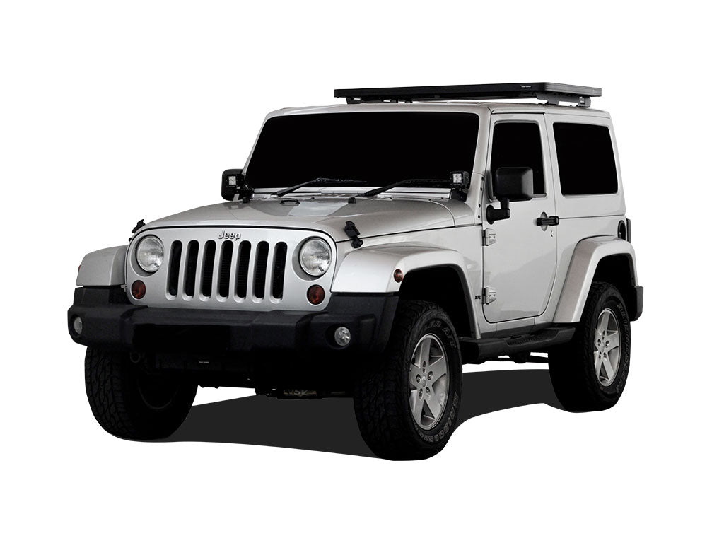 Jeep Wrangler JK 2 Door (2007-2018) Extreme Slimline II 1/2 Roof Rack Kit image 0
