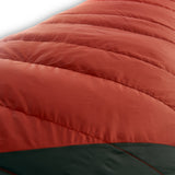 Kelty Cosmic Down 0°F (-18°C) 550-Fill Sleeping Bag - Long - Tandoori Spice/Green Gables