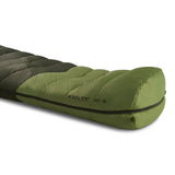 Kelty Supernova 40°F (4°C) 550-Fill Down Sleeping Bag - Long, Right-Hand Zip - Duffel Bag/Dill/Cathay Spice