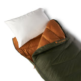 Kelty Supernova 40°F (4°C) 550-Fill Down Sleeping Bag - Long, Right-Hand Zip - Duffel Bag/Dill/Cathay Spice