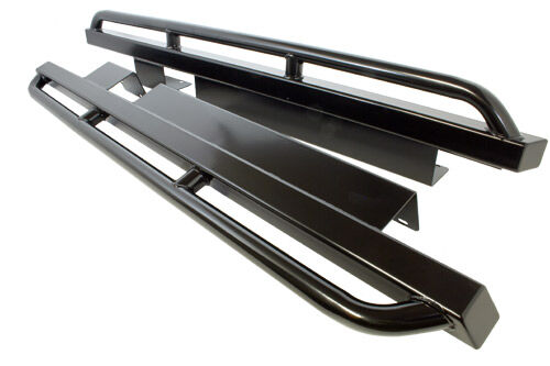 TF807WA - Rock sliders with tree bars for Discovery 1 5 door with TF114 wide arches fitted image 0