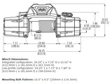 Warn Zeon 8 CE Winch with Wire Rope - 12V image 1