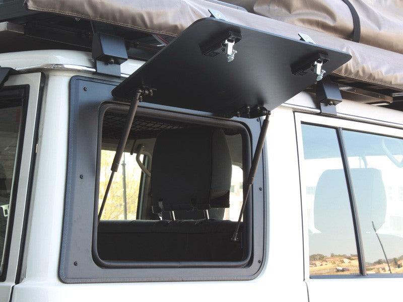 Toyota Land Cruiser 76 Gullwing Window / Right Hand Side Aluminium image 1