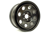 TF152 - Black modular 18x8 steel wheel for D3/D4/RRS/L322 with nuts image 0