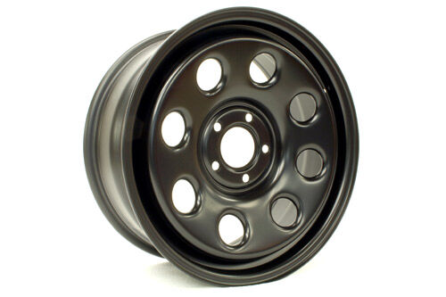 TF152 - Black modular 18x8 steel wheel for D3/D4/RRS/L322 with nuts image 0