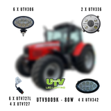 UTV Massey Ferguson Work & Head light Kit 5400/6400/7400/8400 Series UTV9009K image 0