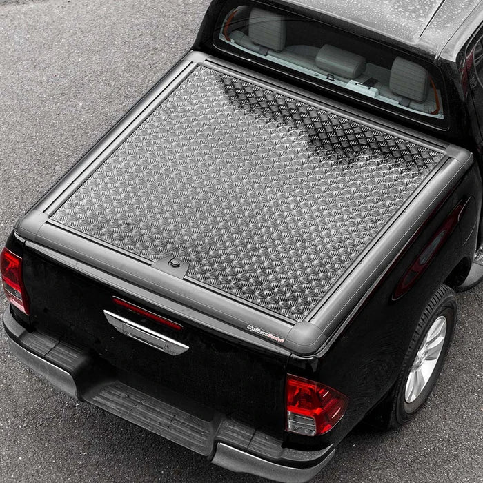 Truckman Black Aluminium Lift Up Tonneau Cover Isuzu D-Max Mk6-7 (2021 Onwards) Double Cab image 0