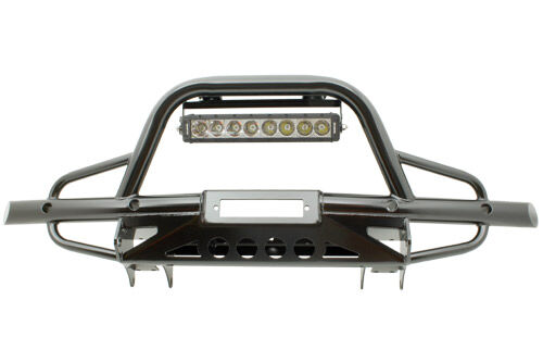 TF001 - Tubular winch bumper with A bar for Defenders with AC image 4