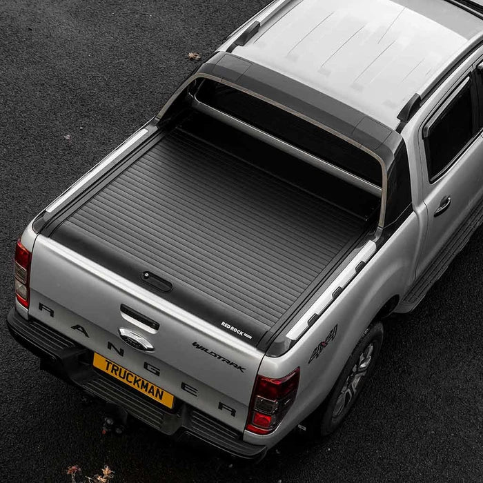 Mountain Top Black Roller Tonneau Cover Ford Ranger Wildtrak Mk5-7 (2012-2022) Double Cab image 3