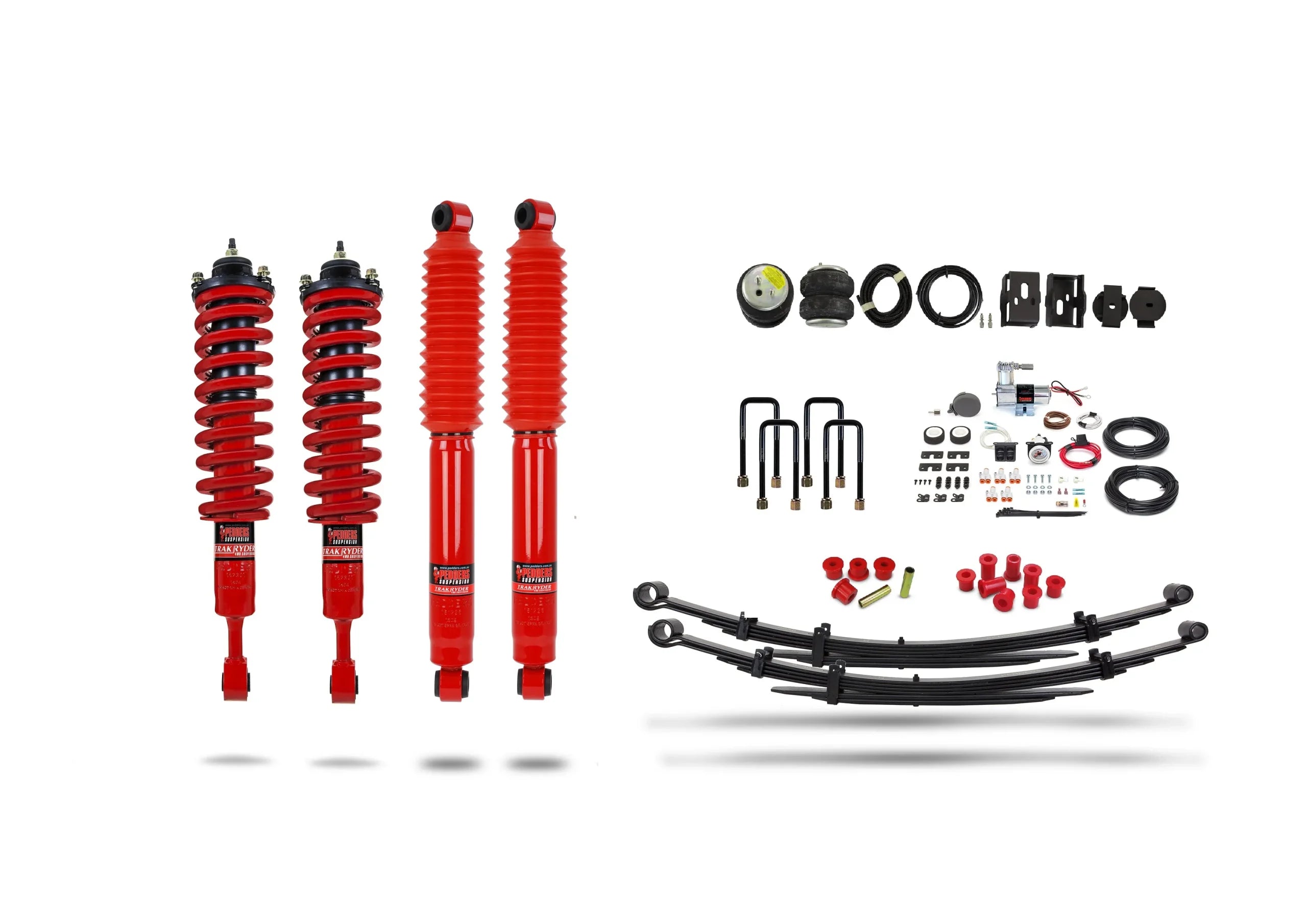 Pedders Demountable Camper Suspension Kit. Toyota Hilux Mk6 and 7 image 0