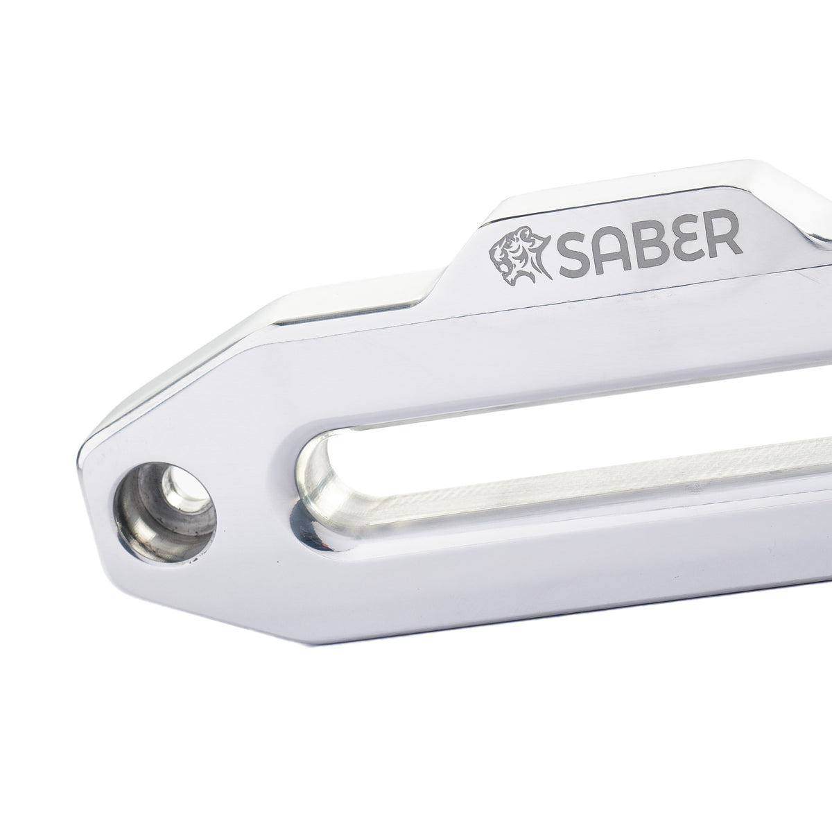 Saber Offroad Aluminium Standard Hawse Fairlead - Polished Alloy image 2