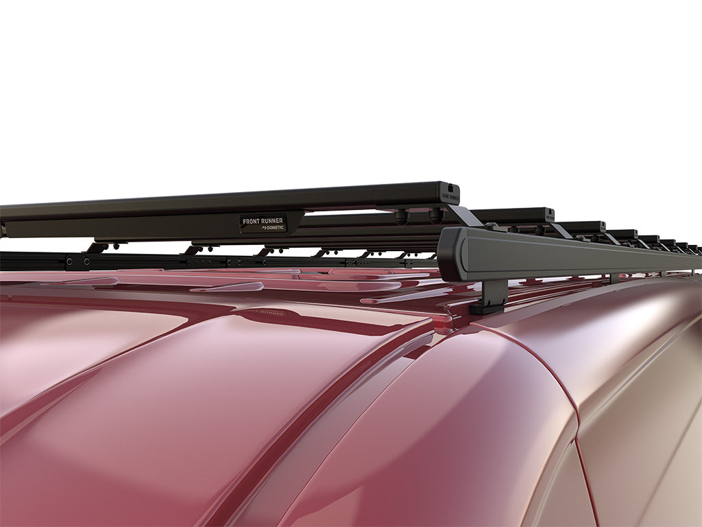 Volkswagen Crafter (L4H2/ MWB/Standard Roof) (2017-Current) Slimpro Van Rack Kit image 2