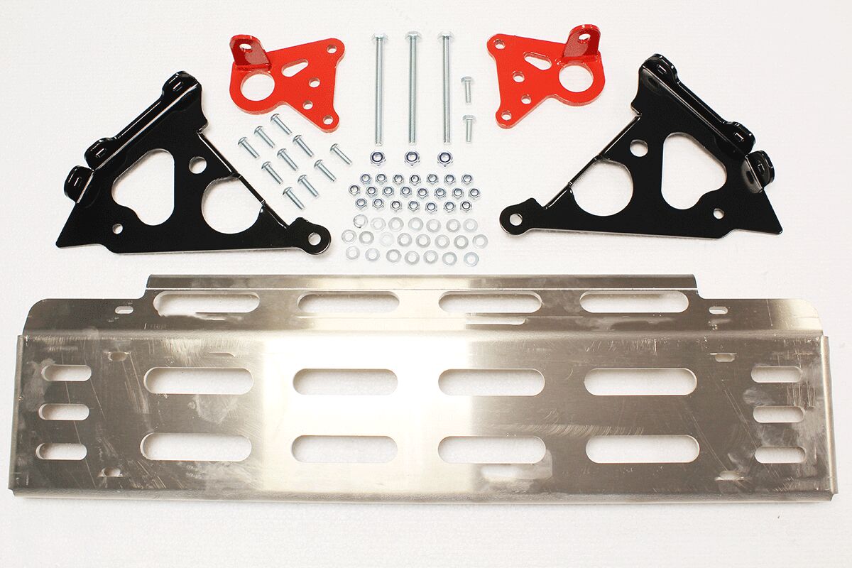 TF0016 - Skeleton silver alloy steering guard for Defenders image 0