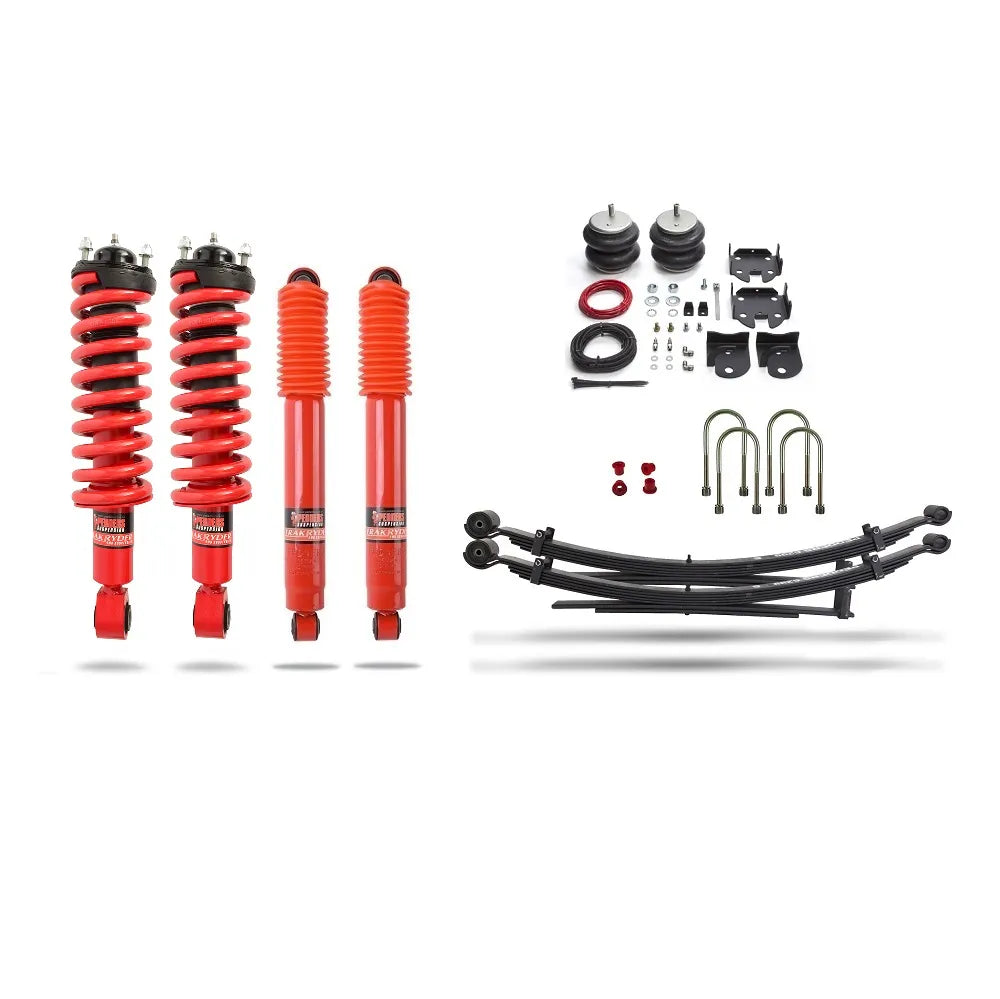 Pedders Heavy Duty Load Carrying and Towing Suspension kit. With Supplementary air bags & Assembled struts.Ford Ranger, PX MkIII image 0
