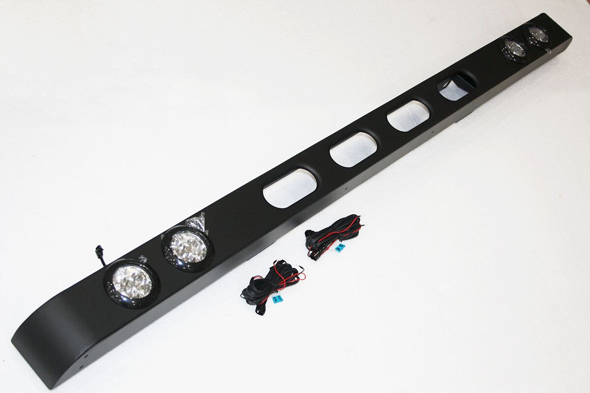 TF056 - Skeleton 4 LED front bumper for Defenders image 0