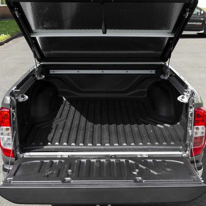 Mountain Top Style Chequered Aluminium Lift-Up Tonneau Cover Ford Ranger Mk6-7 (2016-2022) Double Cab image 4