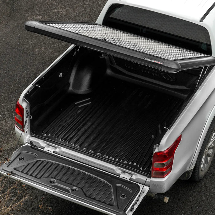 Truckman Silver Aluminium Lift-Up Tonneau Cover & Roll Bar Isuzu D-Max Mk6 (2021 Onwards) Double Cab image 1