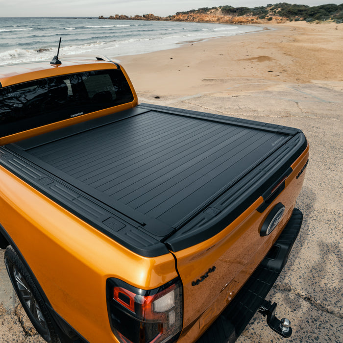 Mountain Top EVOe Electric Black Roller Tonneau Cover Ford Ranger Mk8 & Volkswagen Amarok Mk3 (2023 Onwards) Double Cab image 5