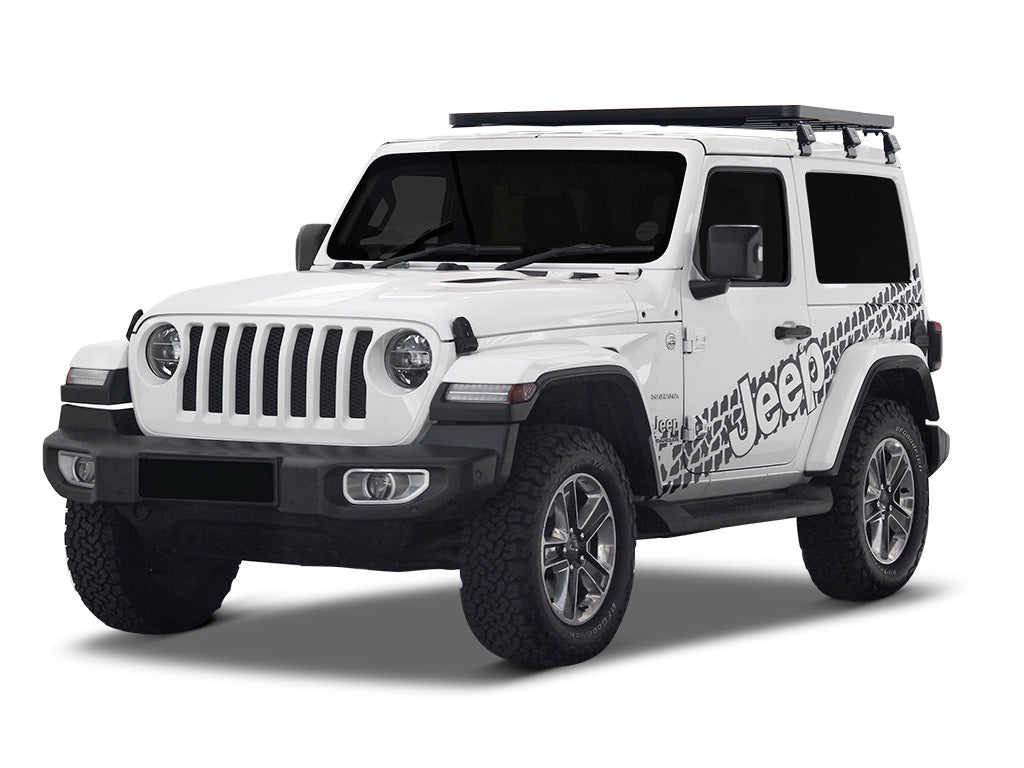 Jeep Wrangler JL 2 Door (2018-Current) Slimline II 1/2 Roof Rack Kit / Tall image 0