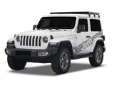 Jeep Wrangler JL 2 Door (2018-Current) Slimline II 1/2 Roof Rack Kit / Tall image 0