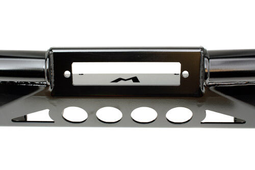 TF001 - Tubular winch bumper with A bar for Defenders with AC image 3