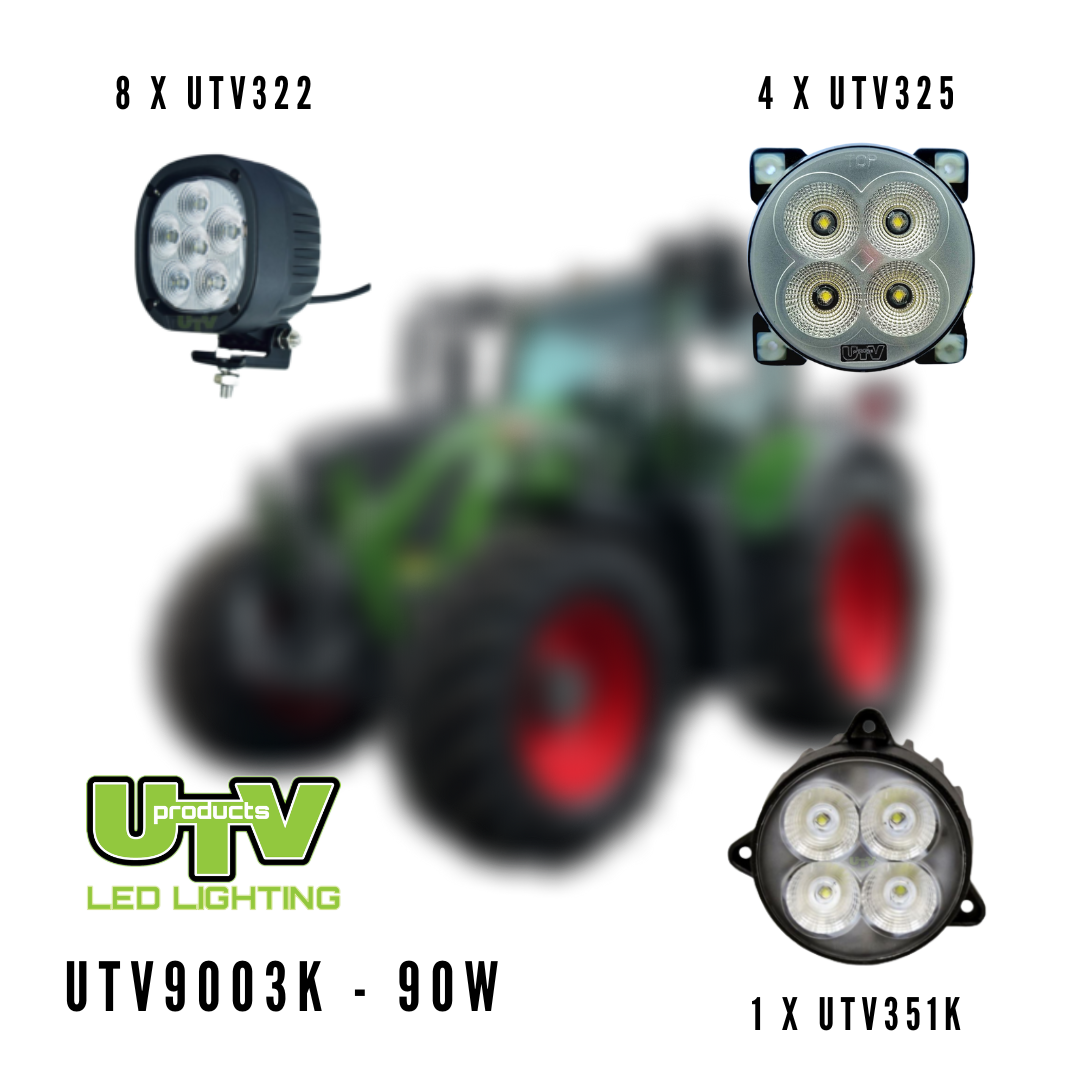 UTV Fendt Full work light Lighting Pack UTV9003K-90W image 0