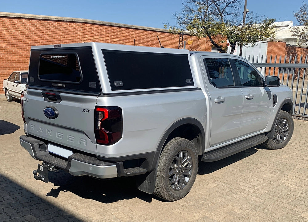 Mid Range 2023 Ford Ranger Gen 7 Double Cab Hardtop Canopy - GZ Aluminium Canopies