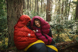Sierra Designs Cloud 20°F (-7°C) 800-Fill DriDown Sleeping Bag - Long - Red/Yellow/Peat