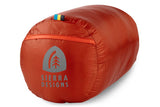 Sierra Designs Get Down 35°F (-3°C) 550-Fill DriDown Sleeping Bag - Long - Red