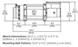 Warn 16.5ti - S 12V Winch with Synthetic Rope image 1