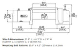 Warn XD9 12V Winch 9000 lb Capacity Wire Rope image 1