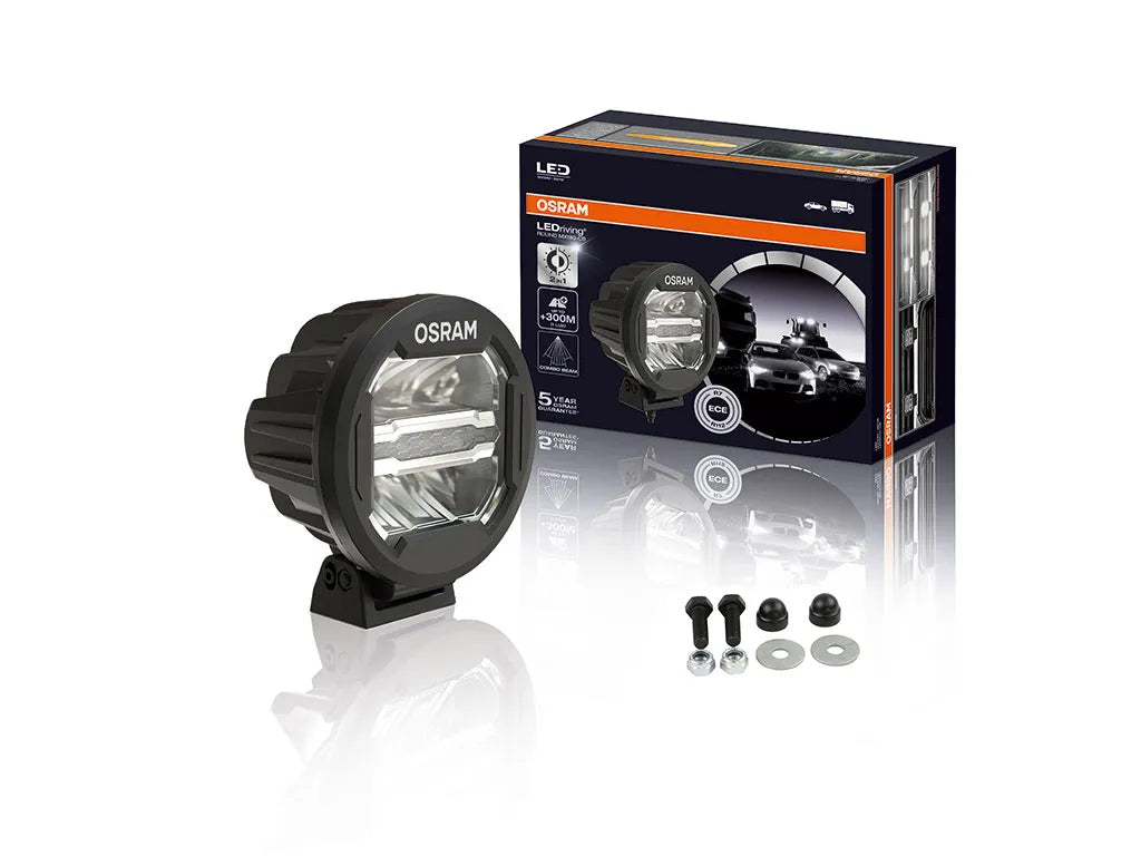 7in OSRAM LED Light Round MX180-CB / Combo Beam AND Mounting Kit image 0