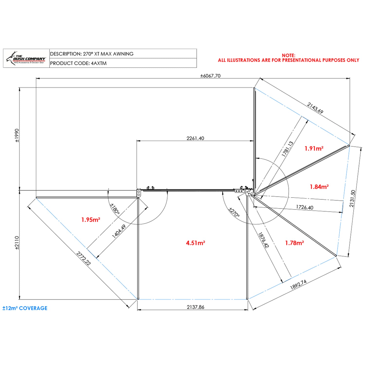 The Bush Company 270 XT MAX Awning image 6