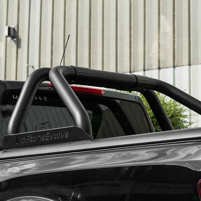 Truckman Aluminium Lift-Up Tonneau Cover (Black) & Roll Bar Nissan Navara NP300 (2016 Onwards) Double Cab image 4