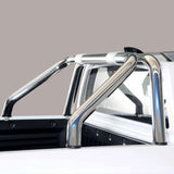 Roll Bar Design Single 76mm Stainless Mach for Ssangyong Musso Mk3 (18 on) image 0