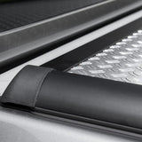 Mountain Top Style Chequered Aluminium Lift-Up Tonneau Cover Toyota Hilux Mk8-9 (2016 Onwards) Double Cab image 1