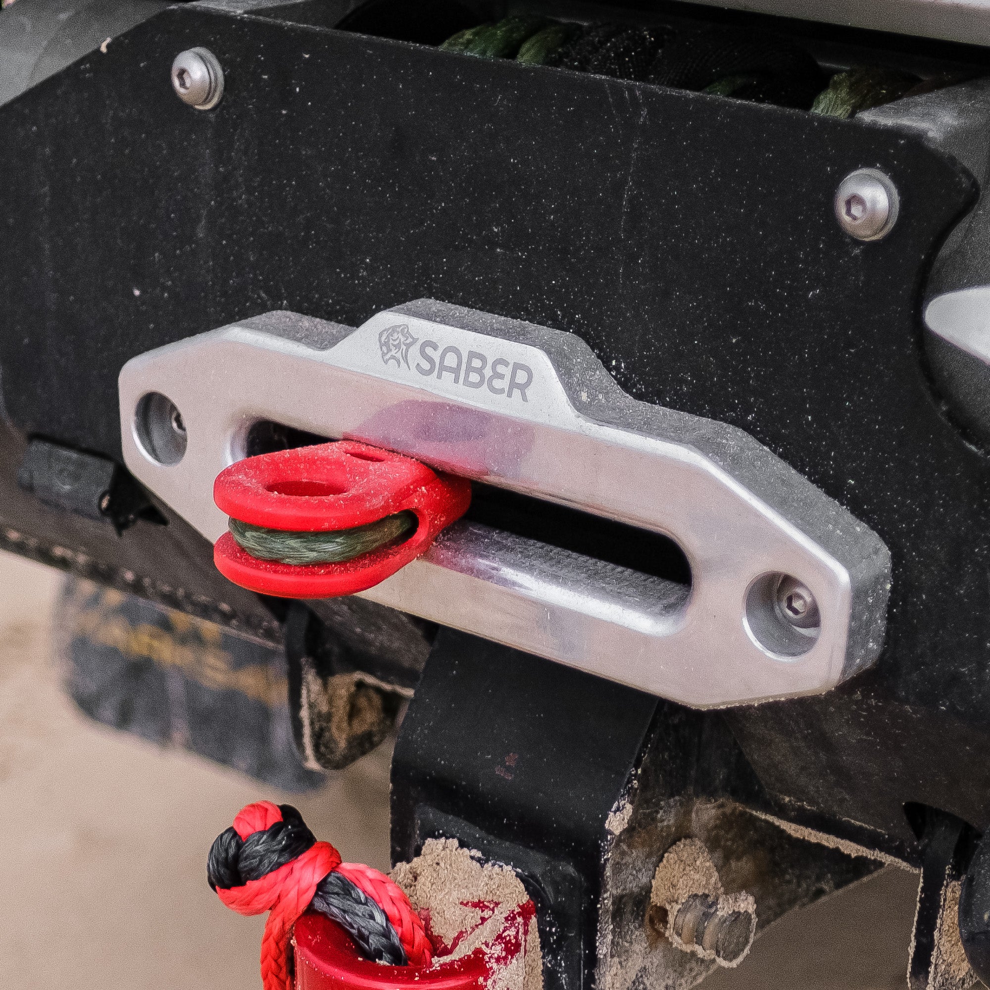 Saber Offroad Aluminium Standard Hawse Fairlead - Polished Alloy image 3