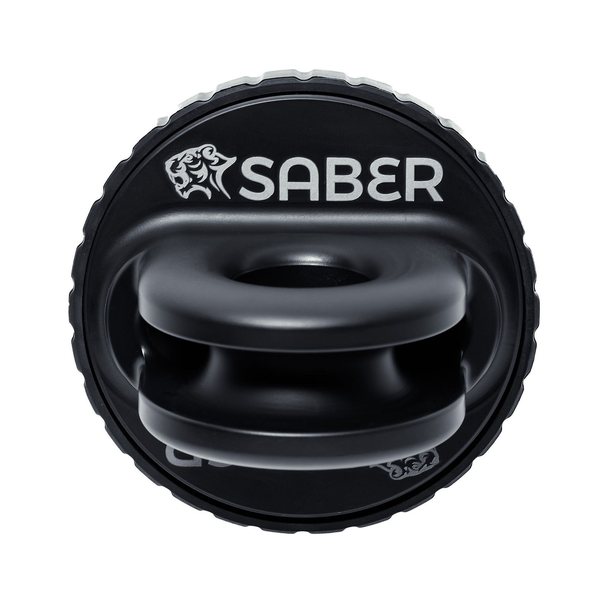 6061 Aluminium Spliced Winch Thimble PRO - Cerakote Black image 1